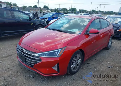 2020 Hyundai Elantra Sel z USA, uszkodzony, nr VIN 5NPD84LF9LH625375
